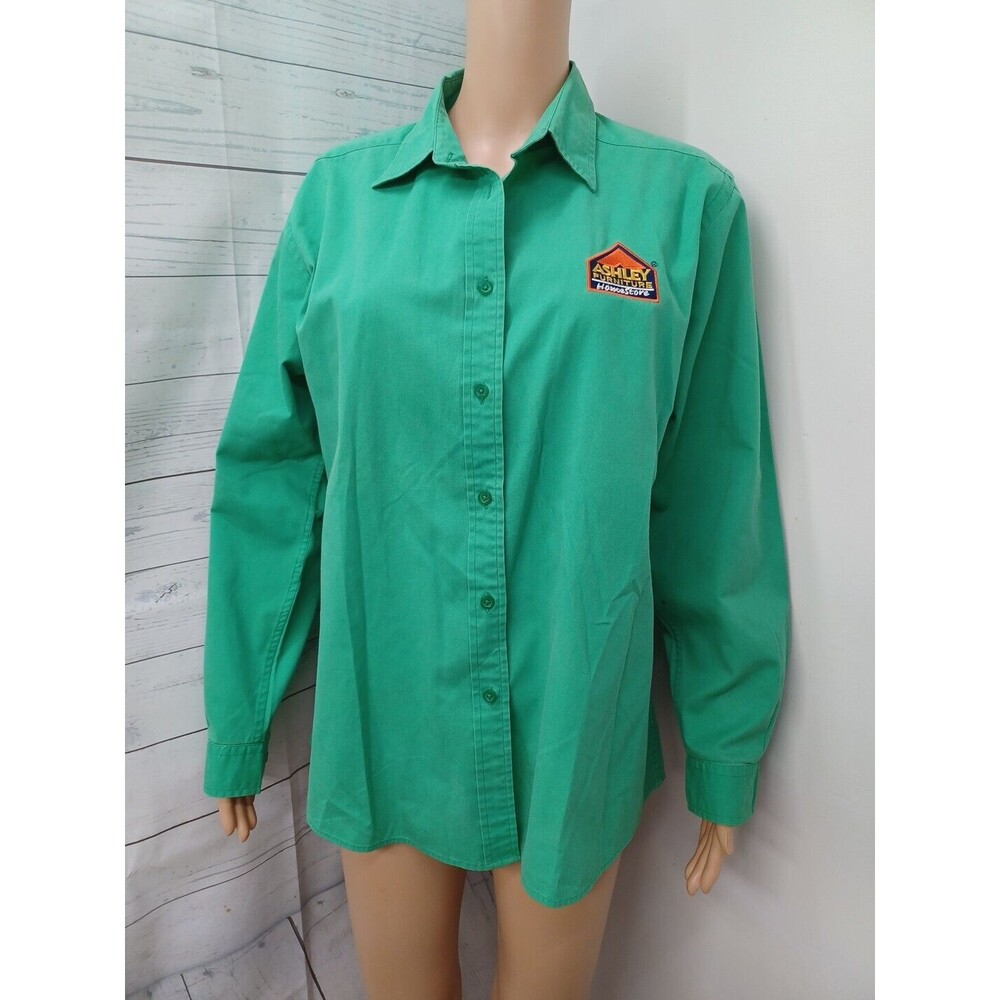 Ashley Furniture Homestore Ladies Employee Shirt Green Xl